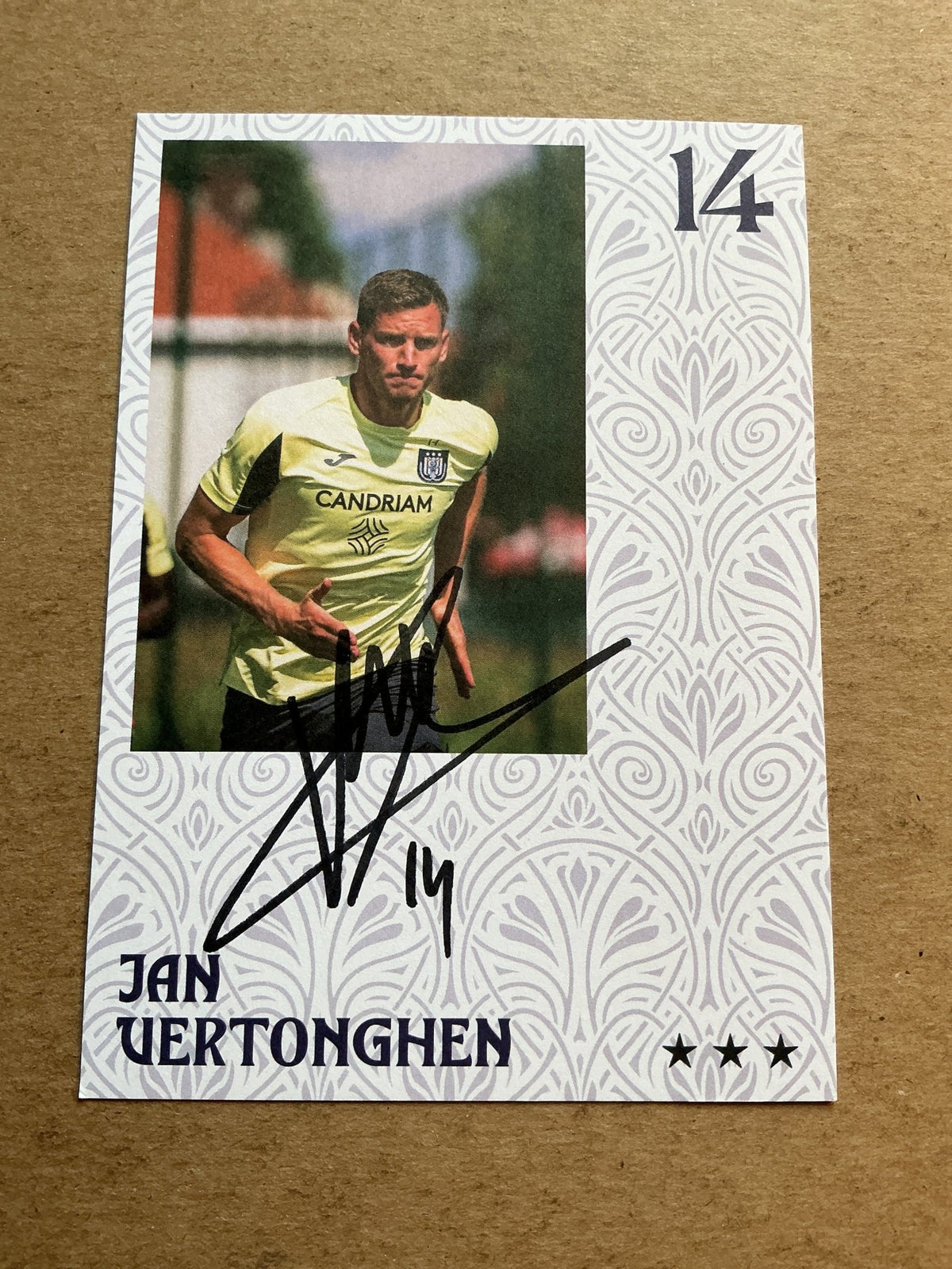 Jan Vertonghen, Belgium 🇧🇪 RSC Anderlecht 2022/23 hand signed - Autographs-World