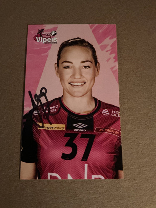 Jana Knedlíková, Czech Republic 🇨🇿 Handball Vipers 2021/22 hand signed - Autographs-World