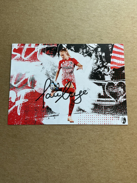 Janina Minge, Germany 🇩🇪 SC Freiburg 2023/24 hand signed - Autographs-World