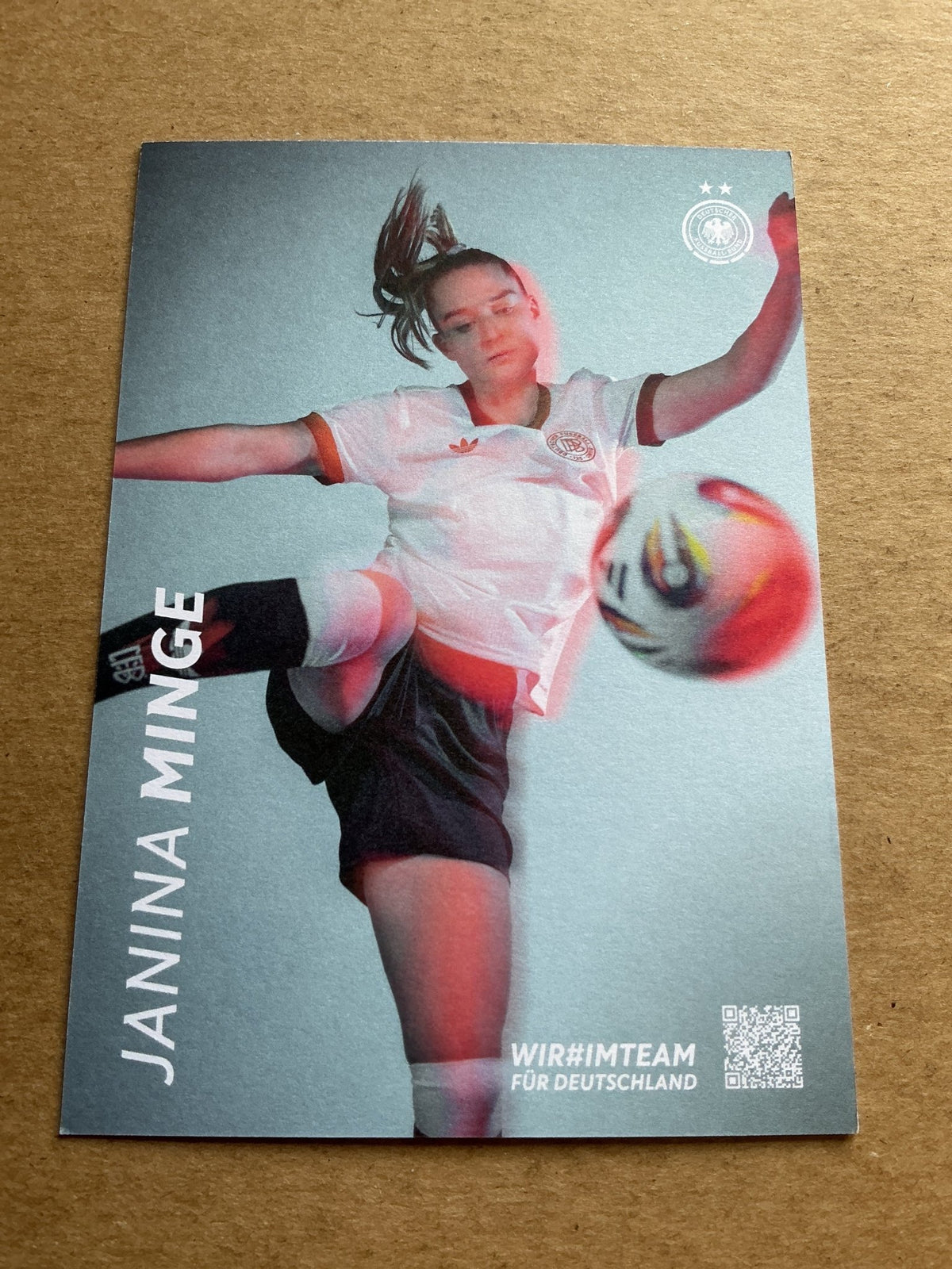 Janina Minge, Germany 🇩🇪 Women’s Euro Cup 2025 hand signed - Autographs-World