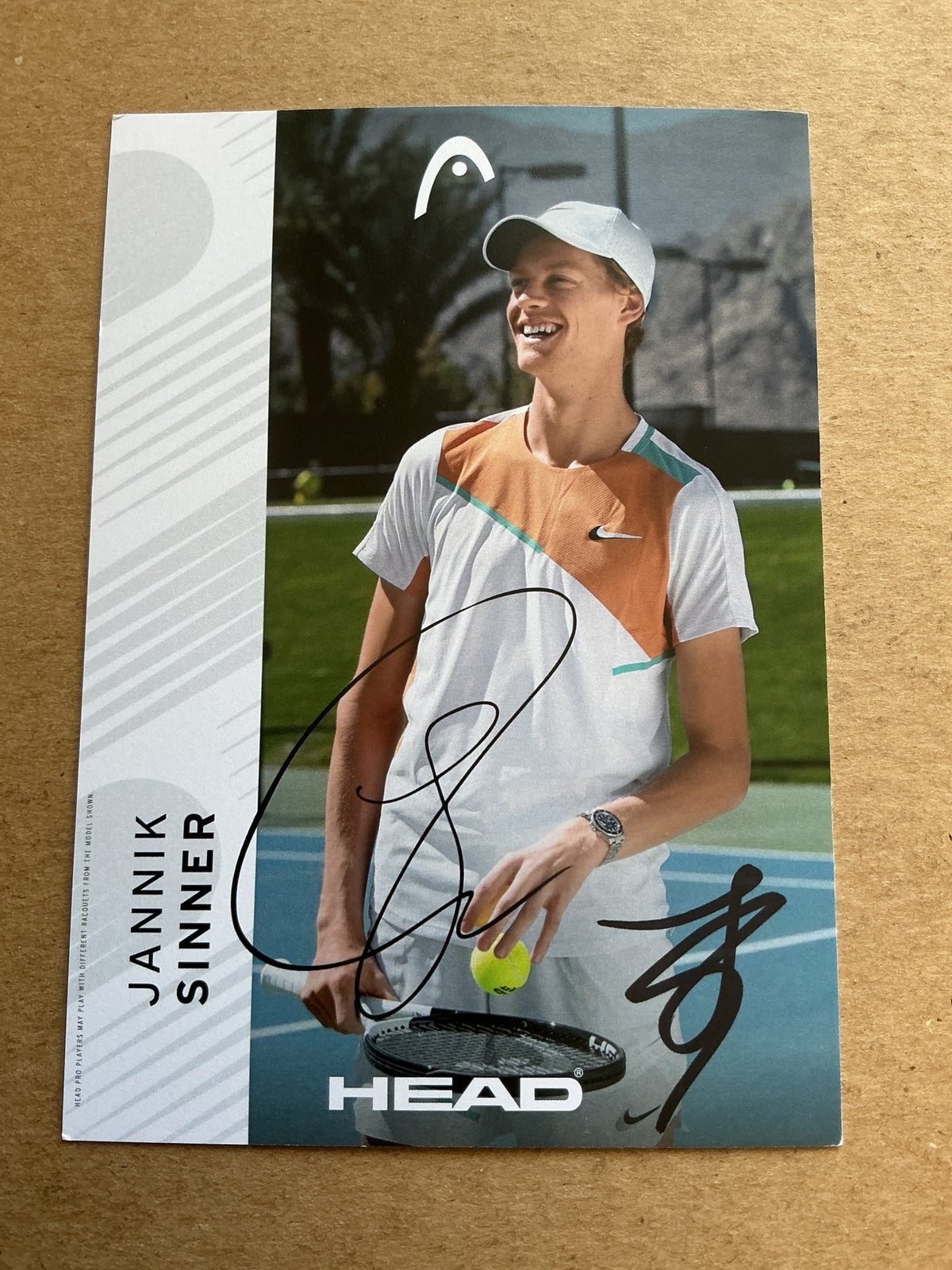 Jannik Sinner, Italy 🇮🇹 Tennis Sports 2025 hand signed - Autographs-World