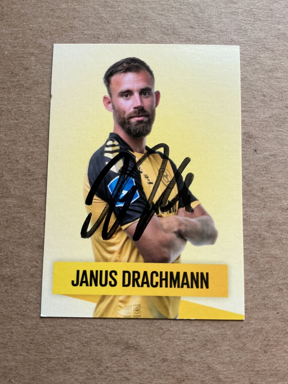 Janus Drachmann, Denmark 🇩🇰 AC Horsens 2022/23 hand signed - Autographs-World