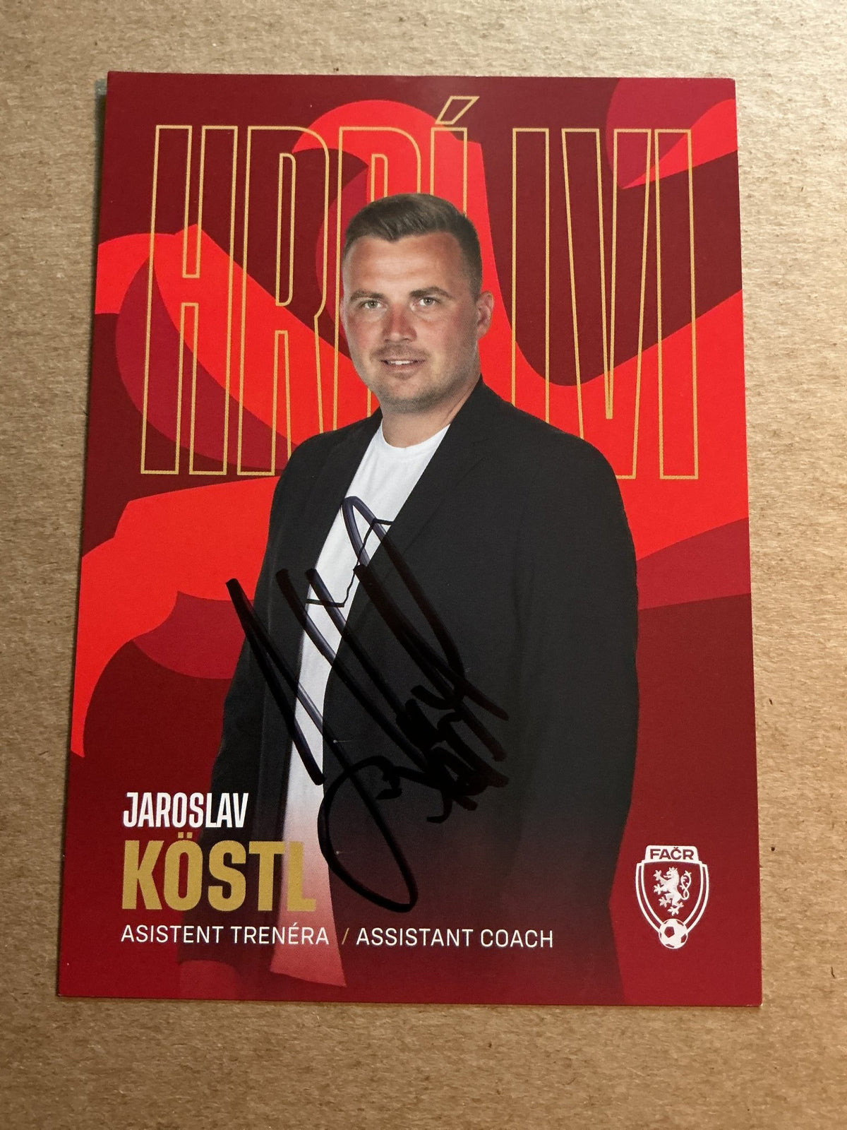 Jaroslav Köstl, Czech Republic 🇨🇿 2023 hand signed - Autographs-World