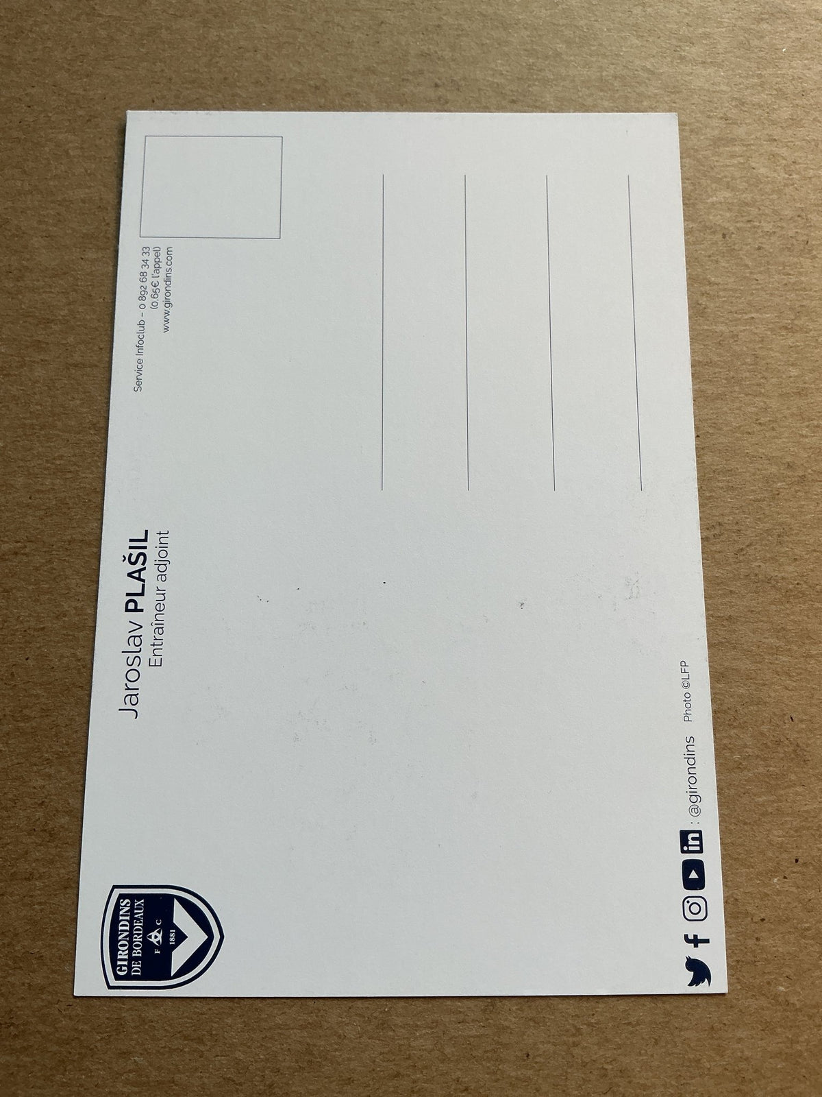 Jaroslav Plasil, Czech Republic 🇨🇿 Girondins Bordeaux 2021/22 hand signed - Autographs-World
