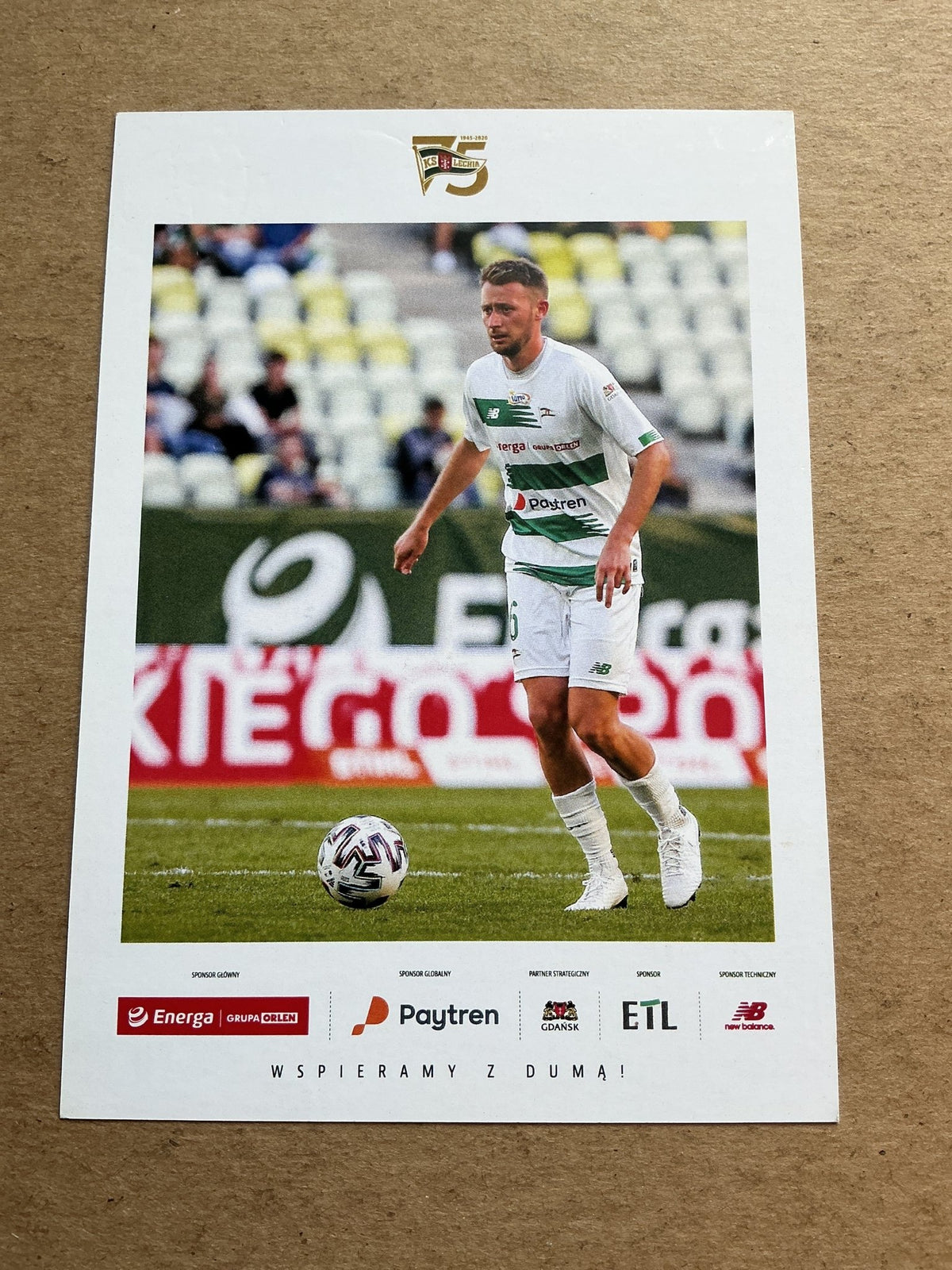 Jarosław Kubicki, Poland 🇵🇱 Lechia Gdansk 2020/21 hand signed - Autographs-World