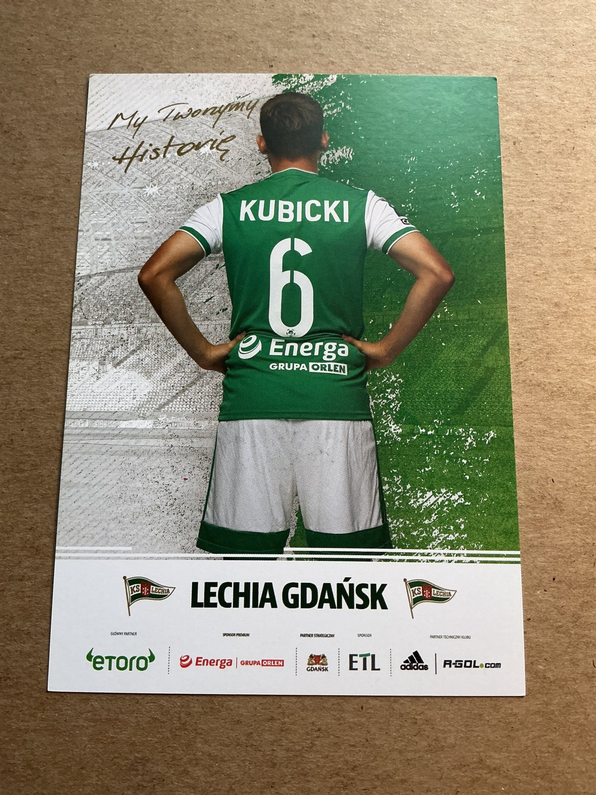 Jarosław Kubicki, Poland 🇵🇱 Lechia Gdansk 2022/23 hand signed - Autographs-World