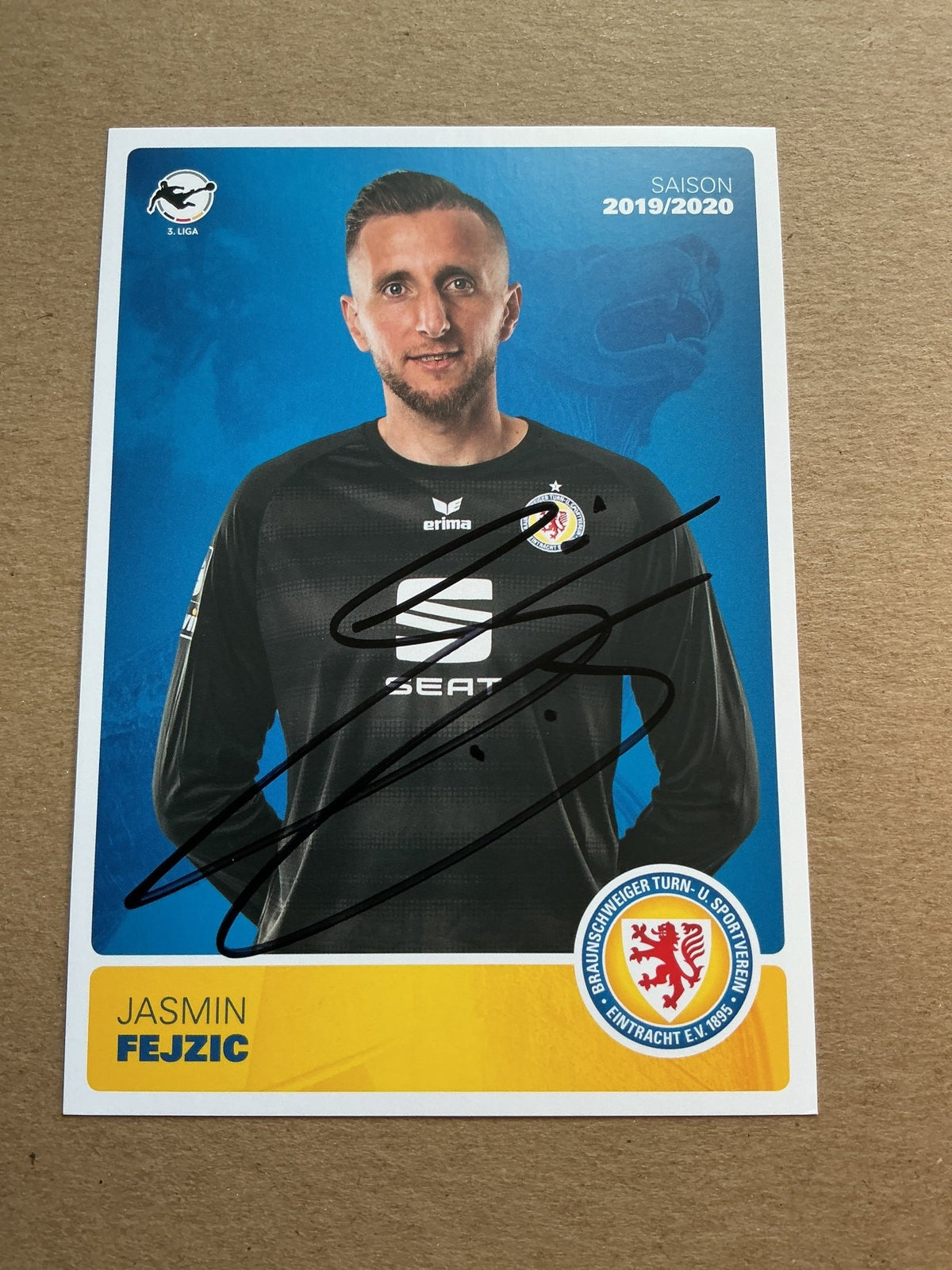 Jasmin Fejzic, Bosnia 🇧🇦 Eintracht Braunschweig 2019/20 hand signed - Autographs-World
