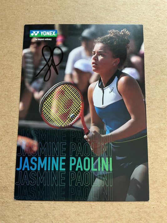 Jasmine Paolini, Italy 🇮🇹 Tennis Sports 2025 hand signed - Autographs-World