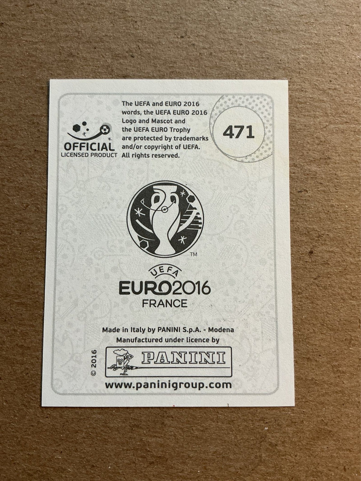 Jason Denayer, Belgium 🇧🇪 UEFA Euro 2016 Panini hand signed - Autographs-World