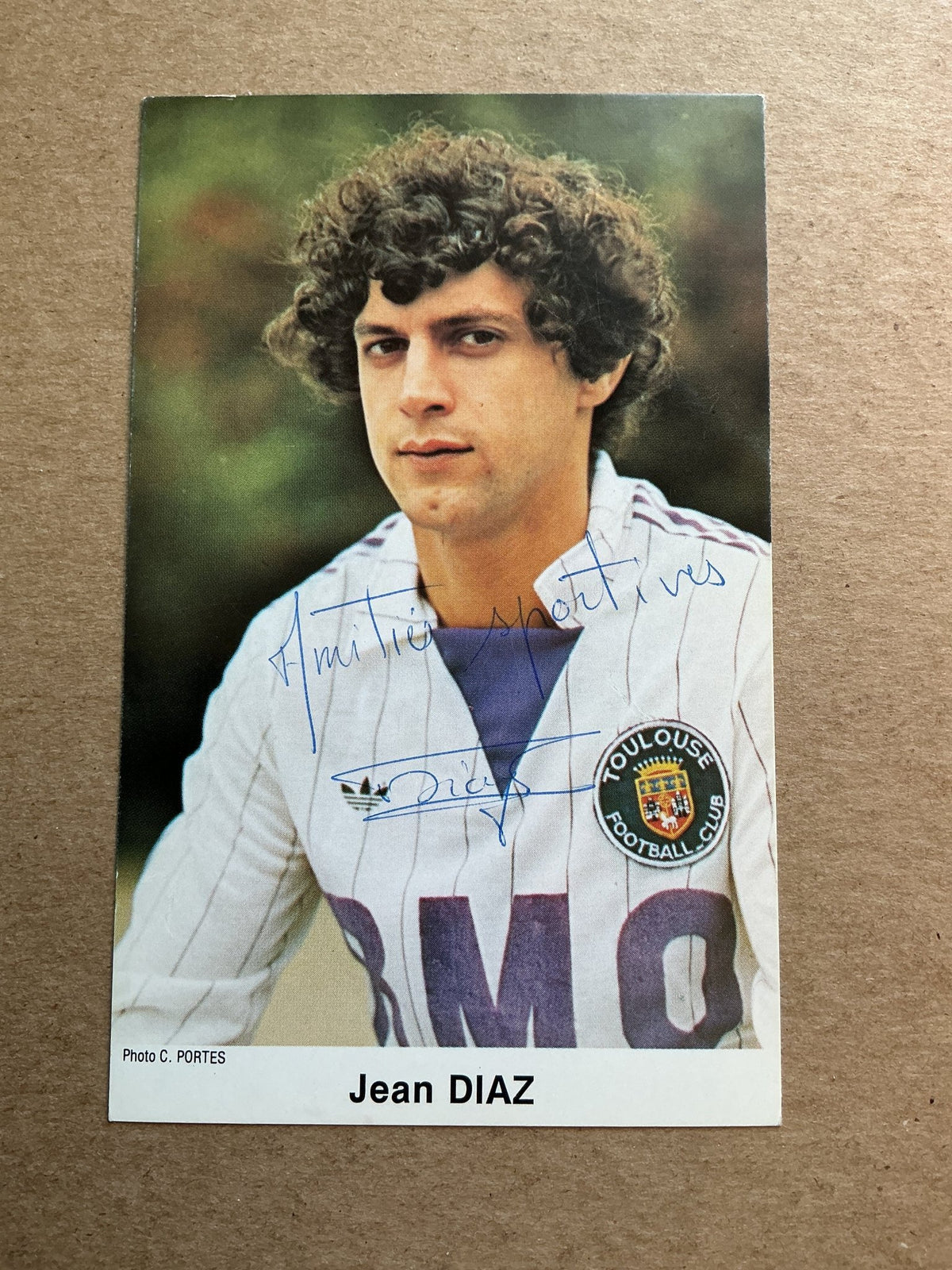 Jean Diaz, France 🇫🇷 FC Toulouse 1983/84 hand signed - Autographs-World