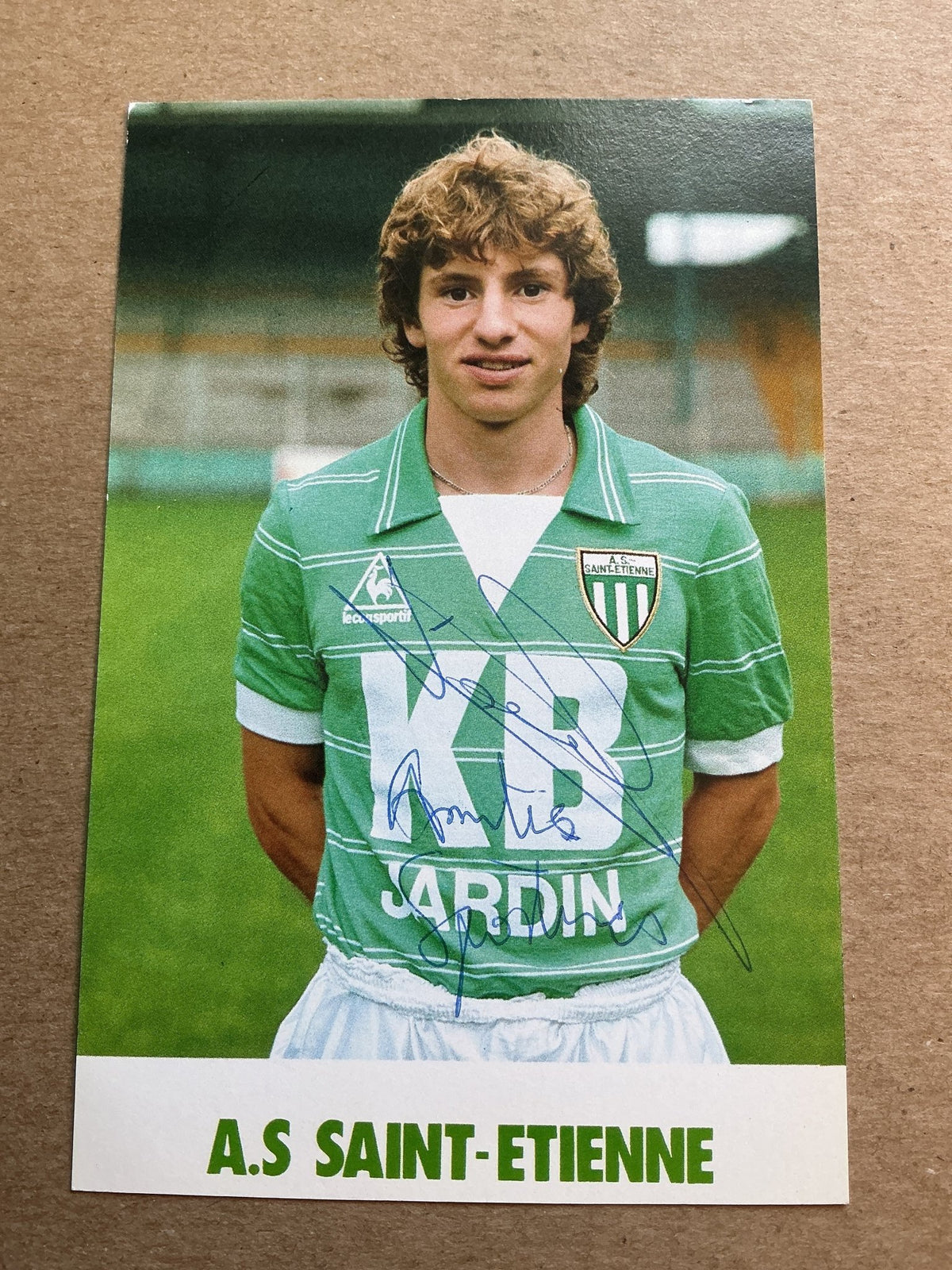 Jean-Francois Daniel, France 🇫🇷 AS Saint-Etienne 1982/83 hand signed - Autographs-World