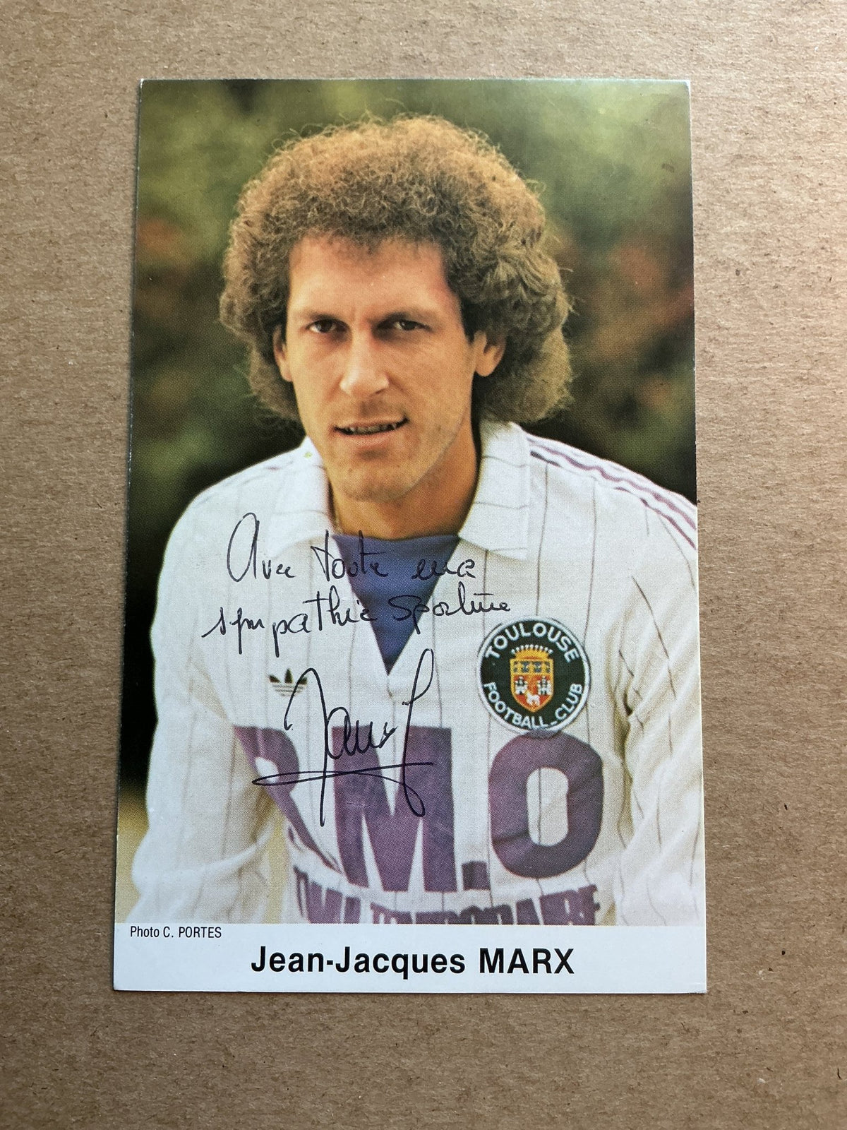 Jean-Jacques Marx, France 🇫🇷 FC Toulouse 1983/84 hand signed - Autographs-World