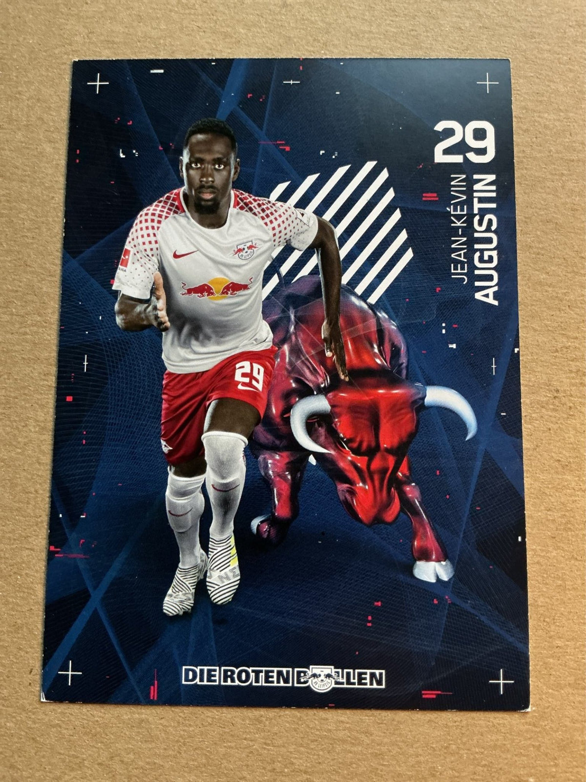 Jean-Kevin Augustin, France 🇫🇷 RB Leipzig 2017/18 hand signed - Autographs-World