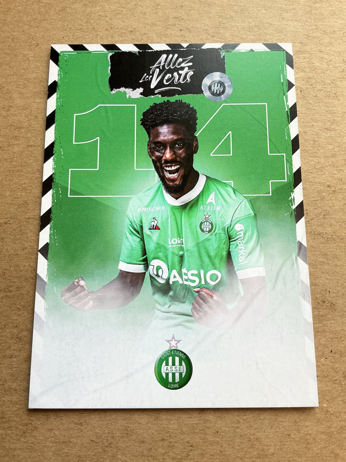 Jean-Philippe Krasso, Ivory Coast 🇨🇮 AS Saint-Étienne 2020/21 hand signed - Autographs-World
