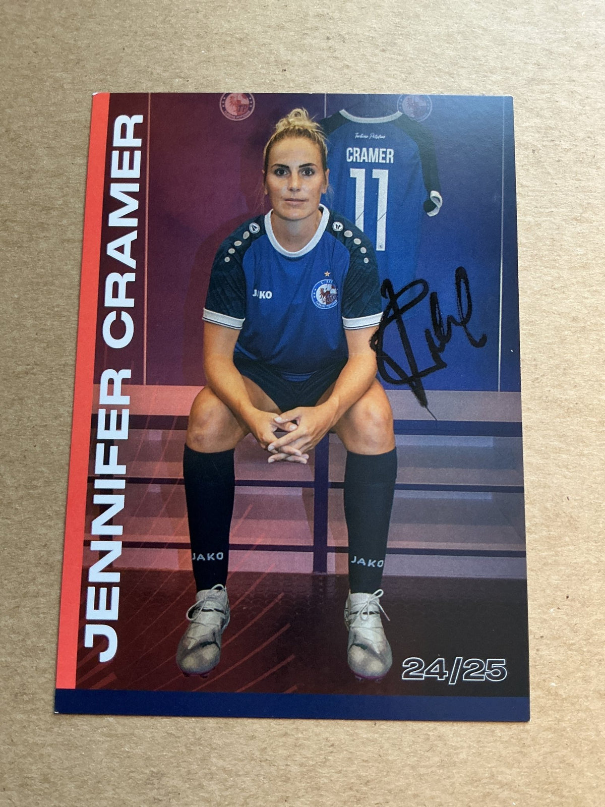 Jennifer Cramer, Germany 🇩🇪 1.FFC Turbine Potsdam 2024/25 hand signed - Autographs-World