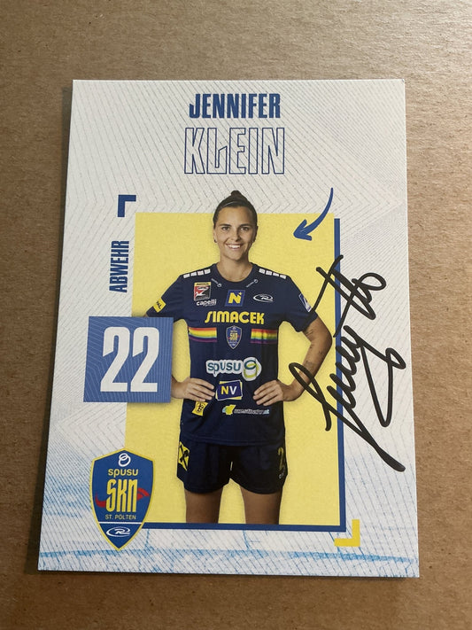 Jennifer Klein, Austria 🇦🇹 SKN St. Pölten 2024/25 hand signed - Autographs-World