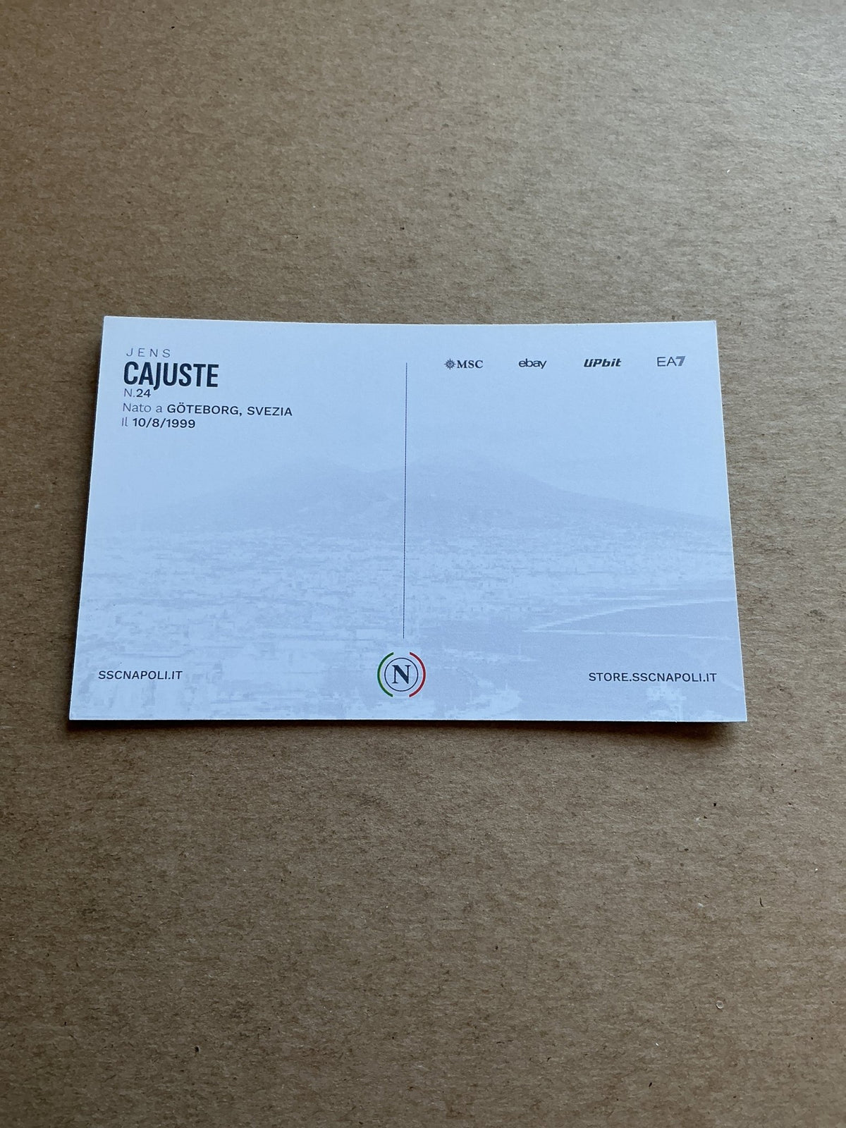 Jens Cajuste, Sweden 🇸🇪 SSC Napoli 2023/24 hand signed - Autographs-World