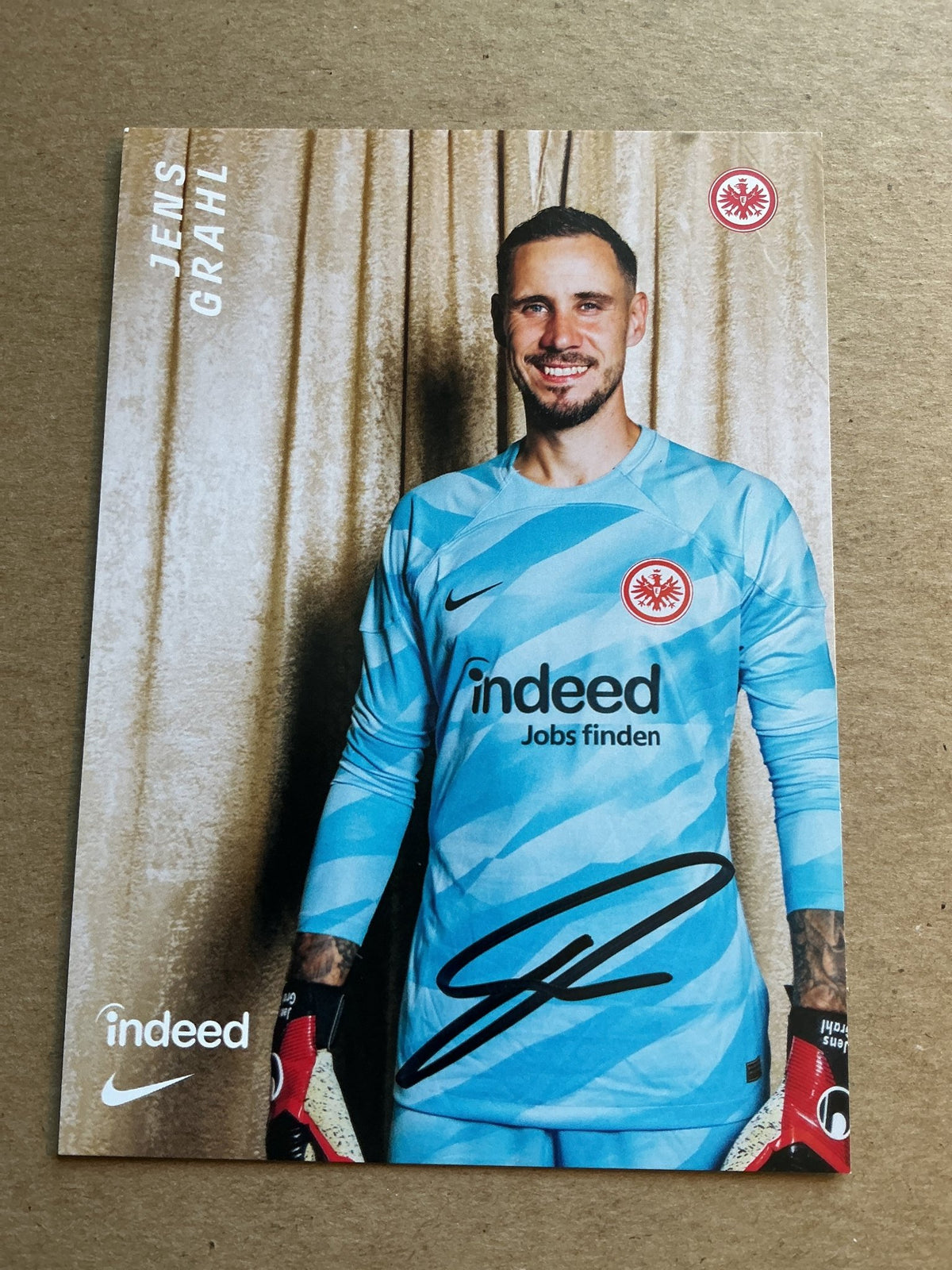 Jens Grahl, Germany 🇩🇪 Eintracht Frankfurt 2023/24 hand signed - Autographs-World