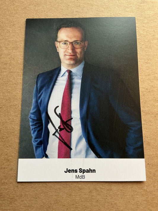 Jens Spahn, Germany 🇩🇪 Member of Parlament 2025 hand signed - Autographs-World