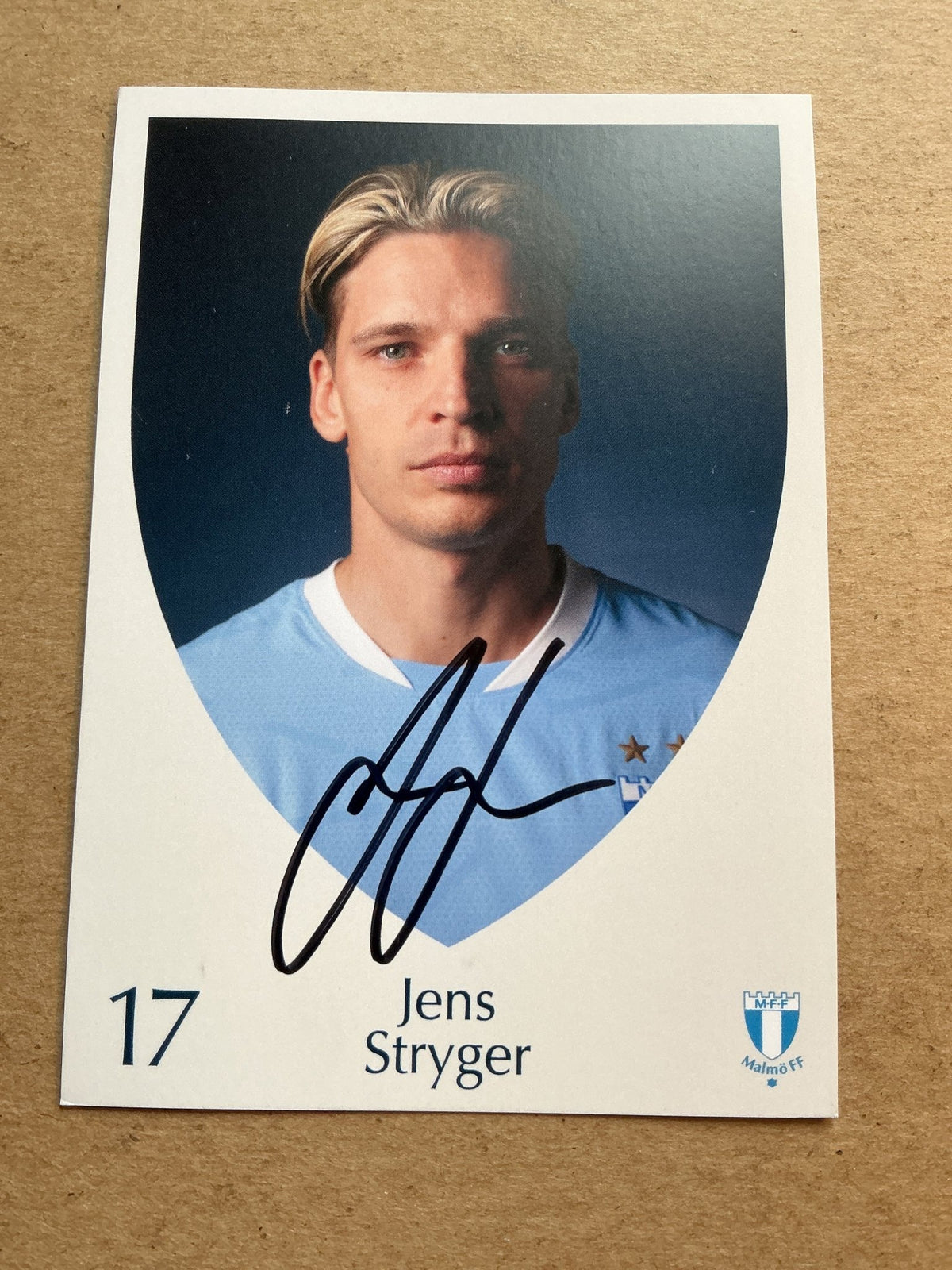 Jens Stryger, Denmark 🇩🇰 Malmö FF 2025/26 hand signed - Autographs-World