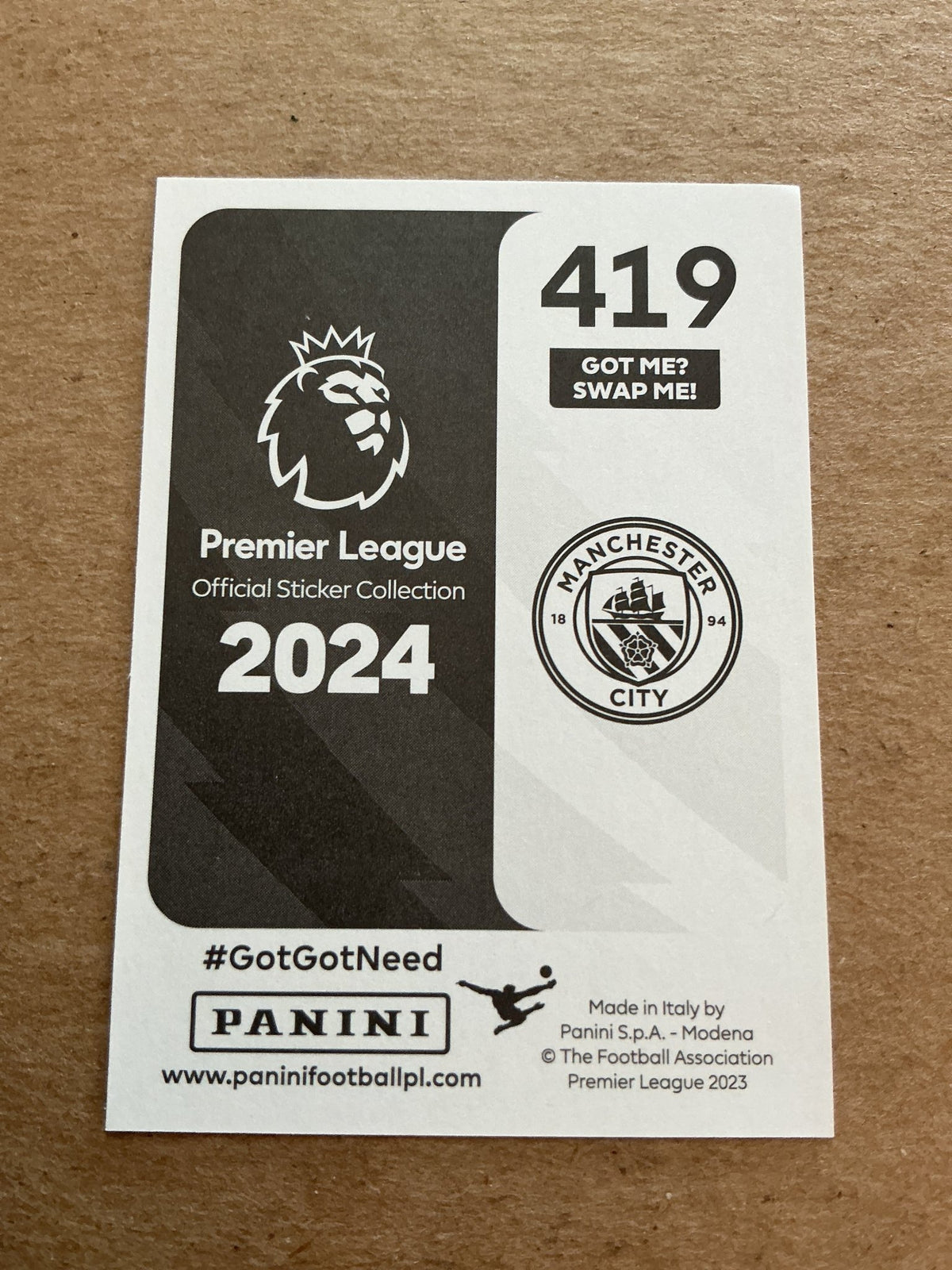 Jeremy Doku, Belgium 🇧🇪 Manchester City 2024 Panini hand signed - Autographs-World