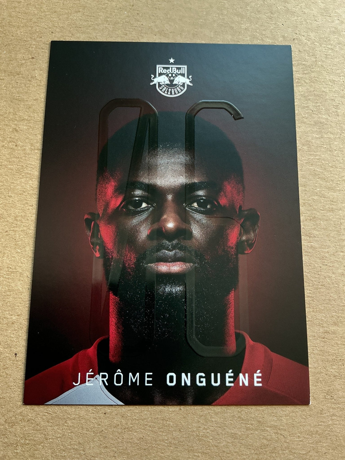 Jérôme Onguéné, Cameroon 🇨🇲 Red Bull Salzburg 2020/21 hand signed - Autographs-World