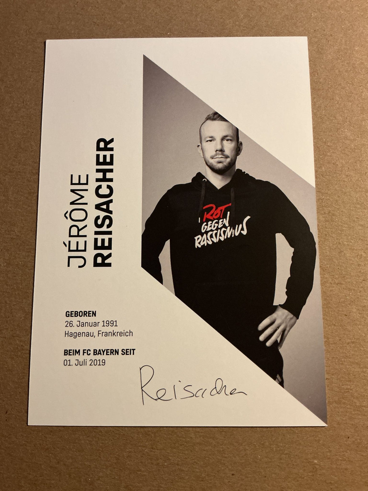 Jérôme Reisacher, France 🇫🇷 FC Bayern München 2023/24 hand signed - Autographs-World