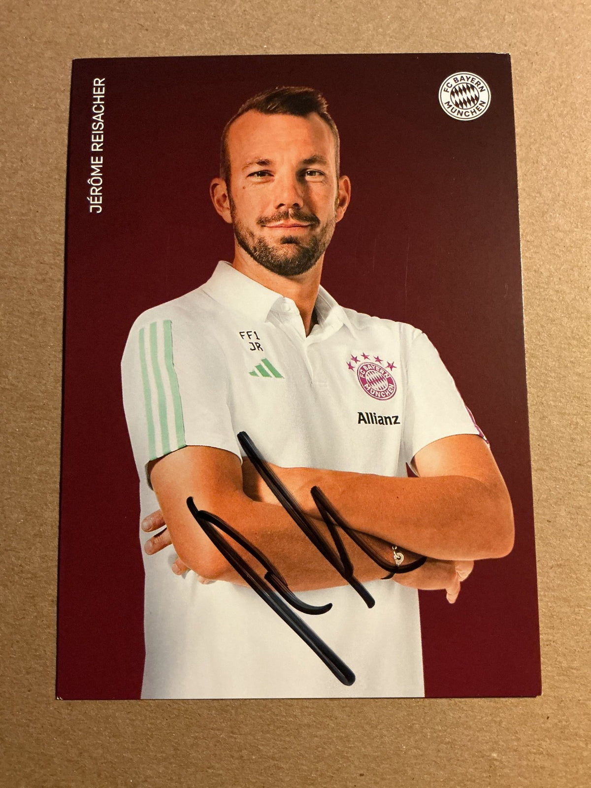 Jérôme Reisacher, France 🇫🇷 FC Bayern München 2023/24 hand signed - Autographs-World