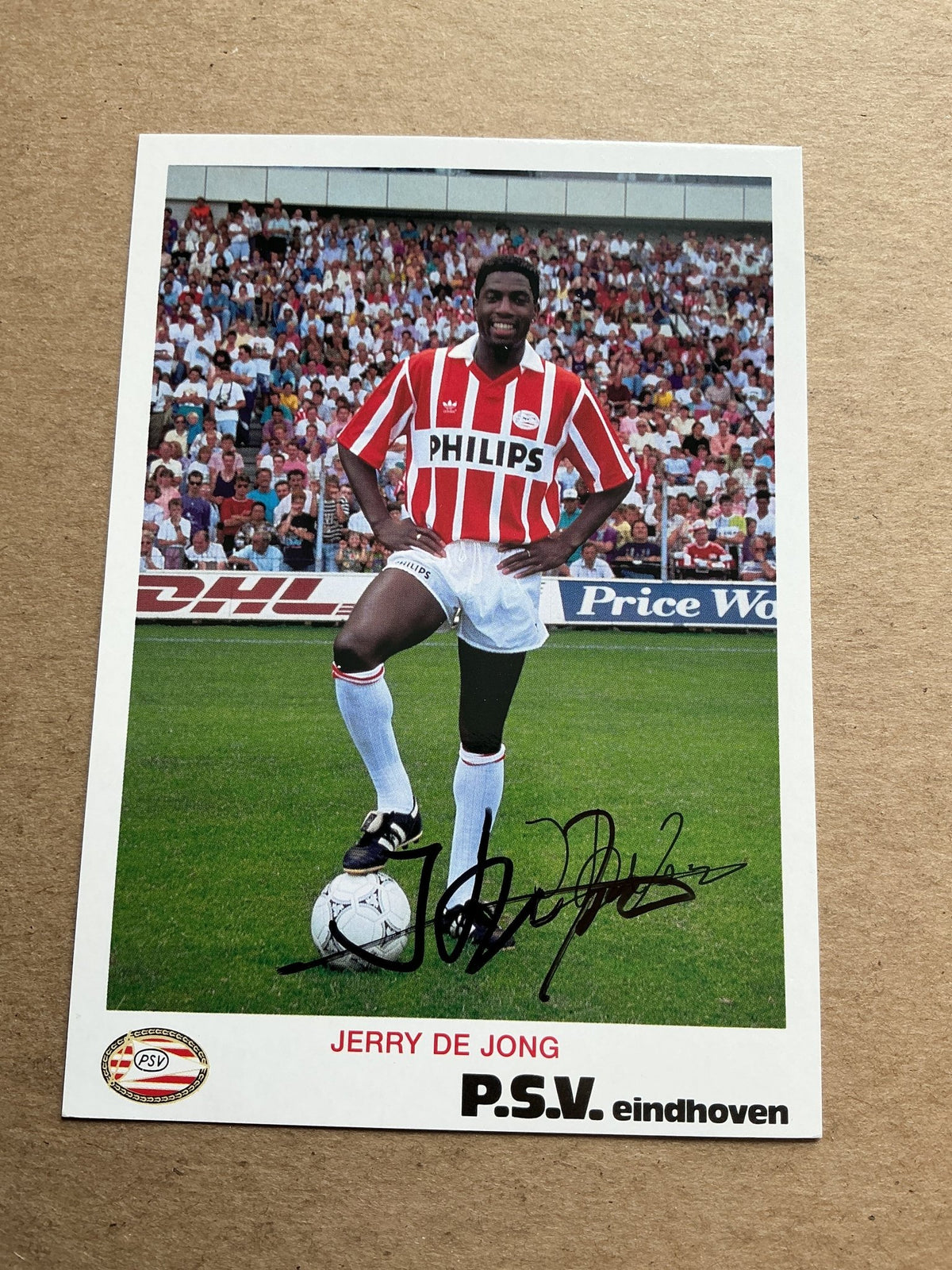 Jerry de Jong, Netherlands 🇳🇱 PSV Eindhoven 1992/93 hand signed - Autographs-World