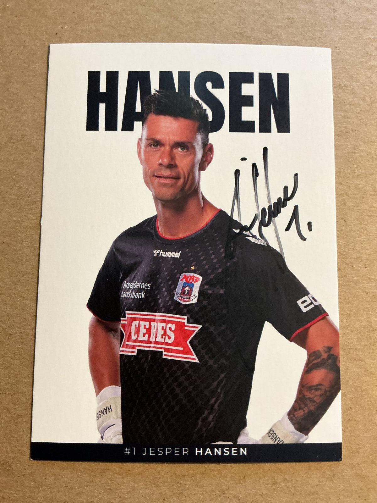 Jesper Hansen, Denmark 🇩🇰 Aarhus GF 2023/24 hand signed - Autographs-World