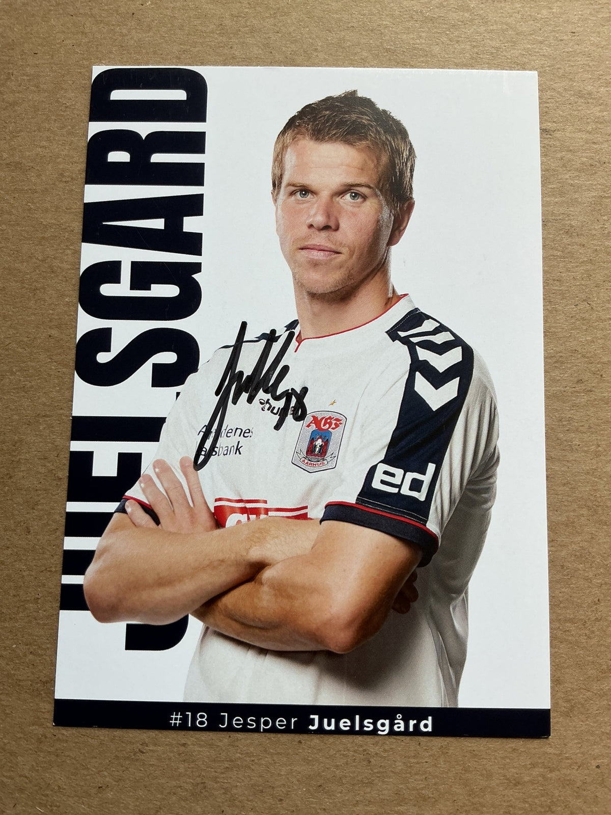 Jesper Juelsgård, Denmark 🇩🇰 Aarhus GF 2021/22 hand signed - Autographs-World