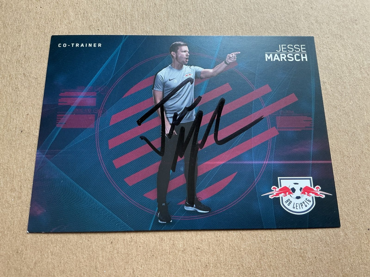 Jesse Marsch, USA 🇺🇸 RB Leipzig 2018/19 hand signed - Autographs-World