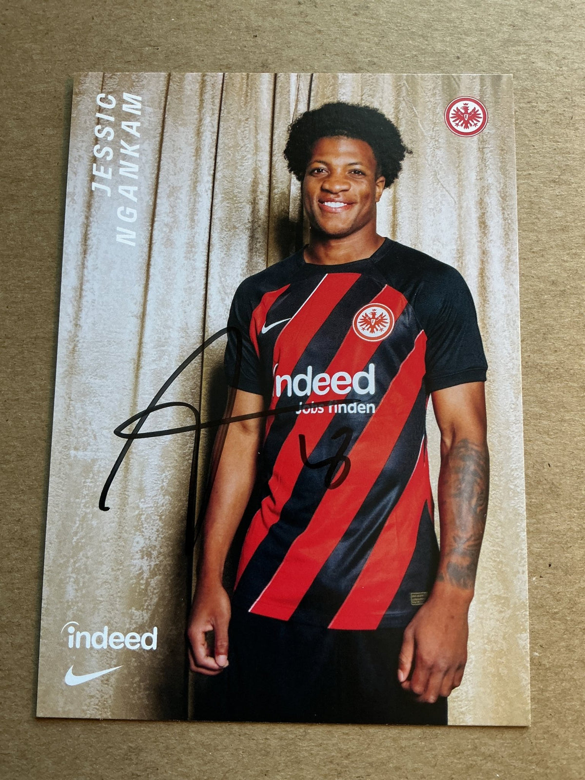 Jessic Ngankam, Germany 🇩🇪 Eintracht Frankfurt 2023/24 hand signed - Autographs-World