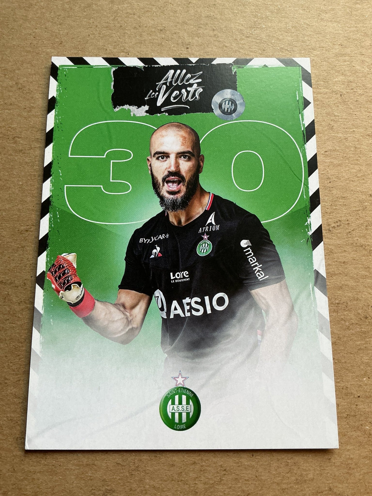 Jessy Moulin, France 🇫🇷 AS Saint-Étienne 2020/21 hand signed - Autographs-World