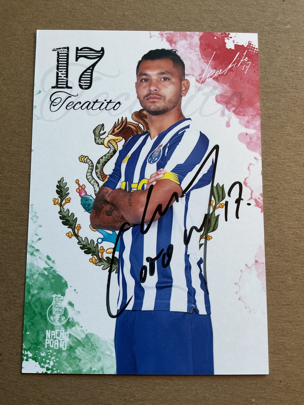 Jesús Corona, Mexico 🇲🇽 FC Porto 2020/21 hand signed - Autographs-World