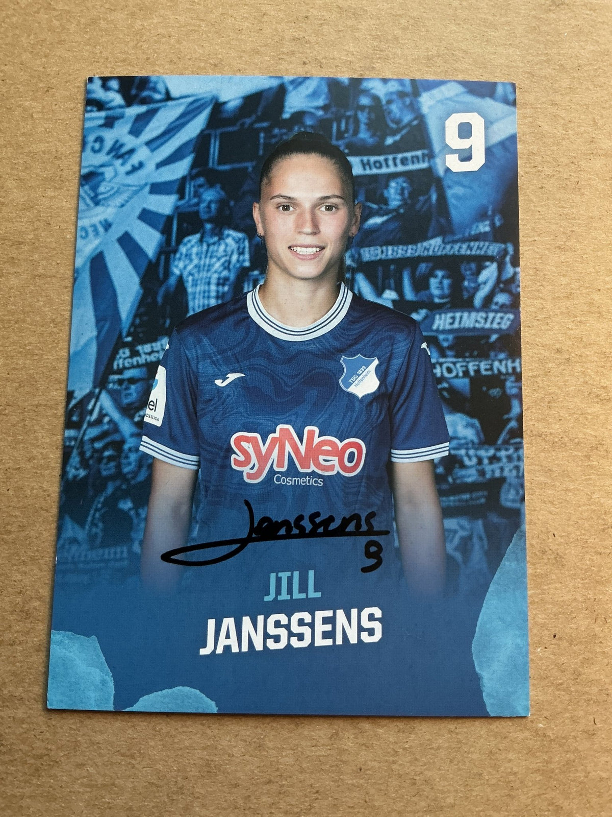 Jill Janssens, Belgium 🇧🇪 TSG Hoffenheim 1899 2023/24 hand signed - Autographs-World