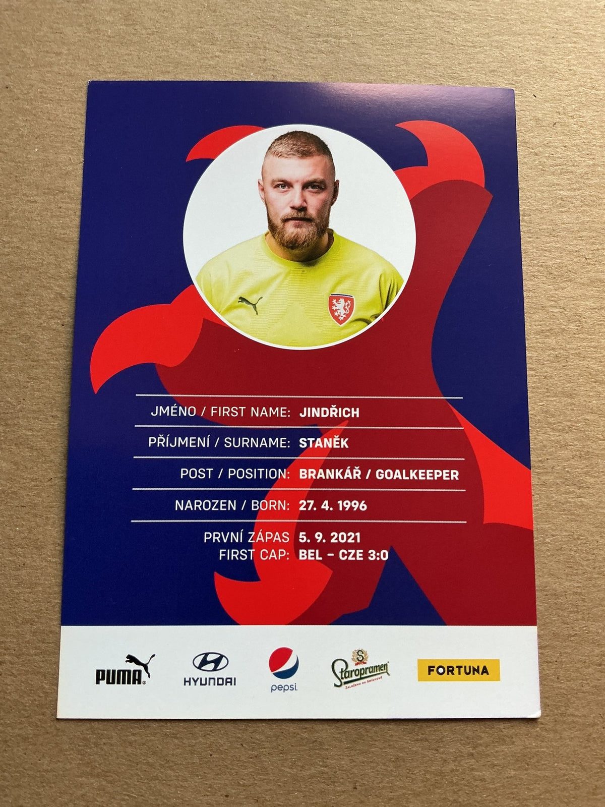 Jindřich Staněk, Czech Republic 🇨🇿 2023 Viktoria Plzeň hand signed - Autographs-World