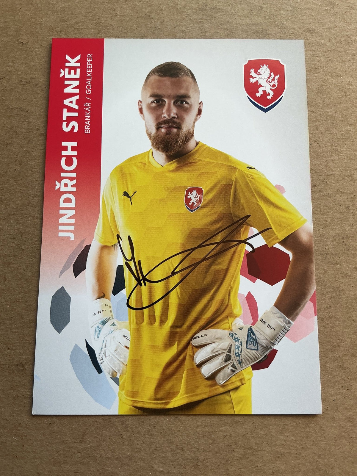 Jindřich Staněk, Czech Republic 🇨🇿 UEFA Euro Cup 2020 hand signed - Autographs-World
