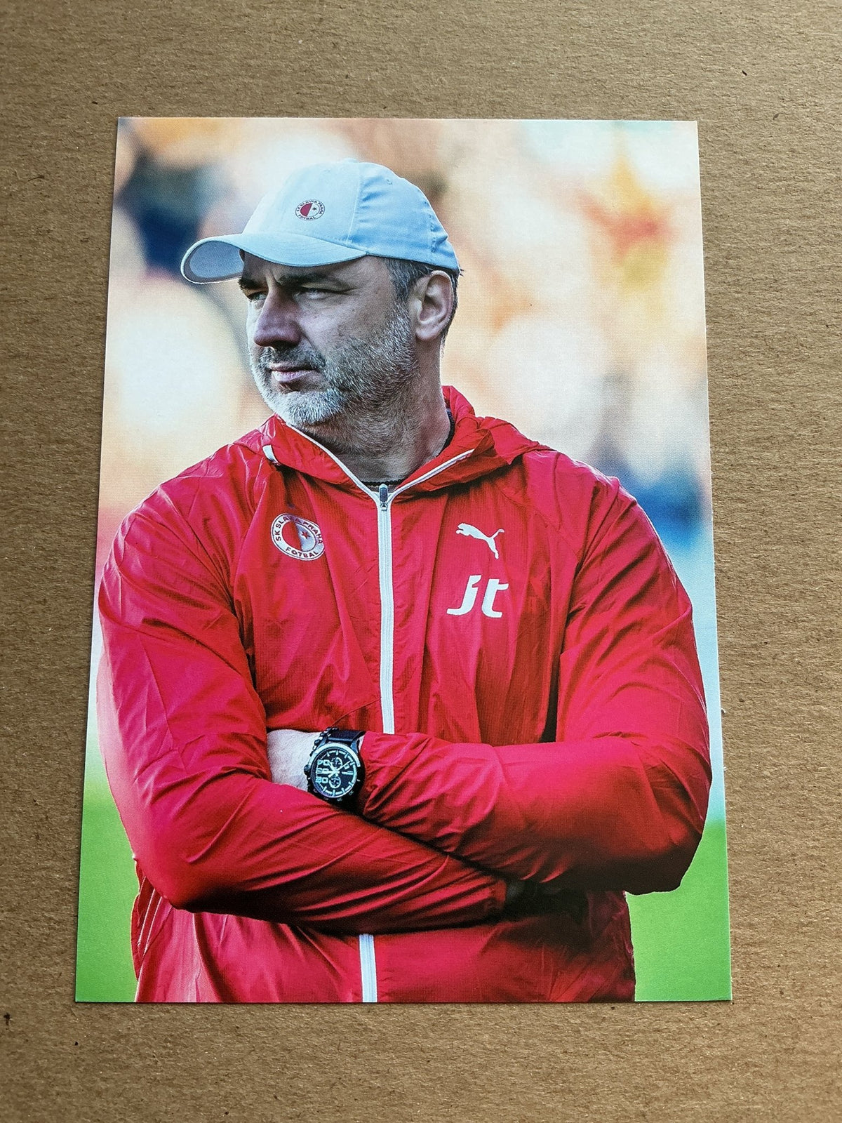 Jindřich Trpišovský, Czech Republic 🇨🇿 SK Slavia Prague 2019/20 hand signed - Autographs-World