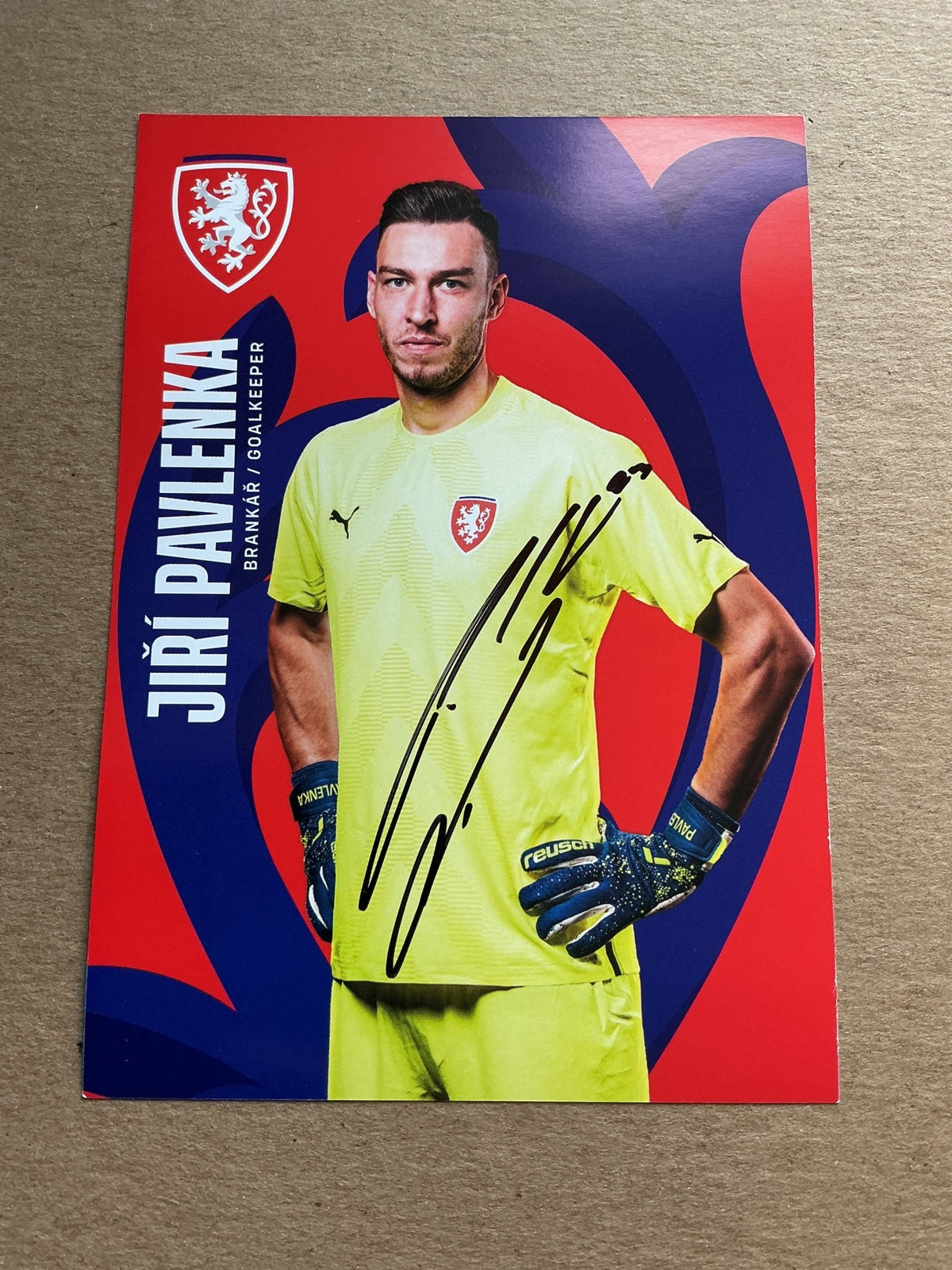 Jiří Pavlenka, Czech Republic 🇨🇿 2023 SV Werder Bremen hand signed - Autographs-World