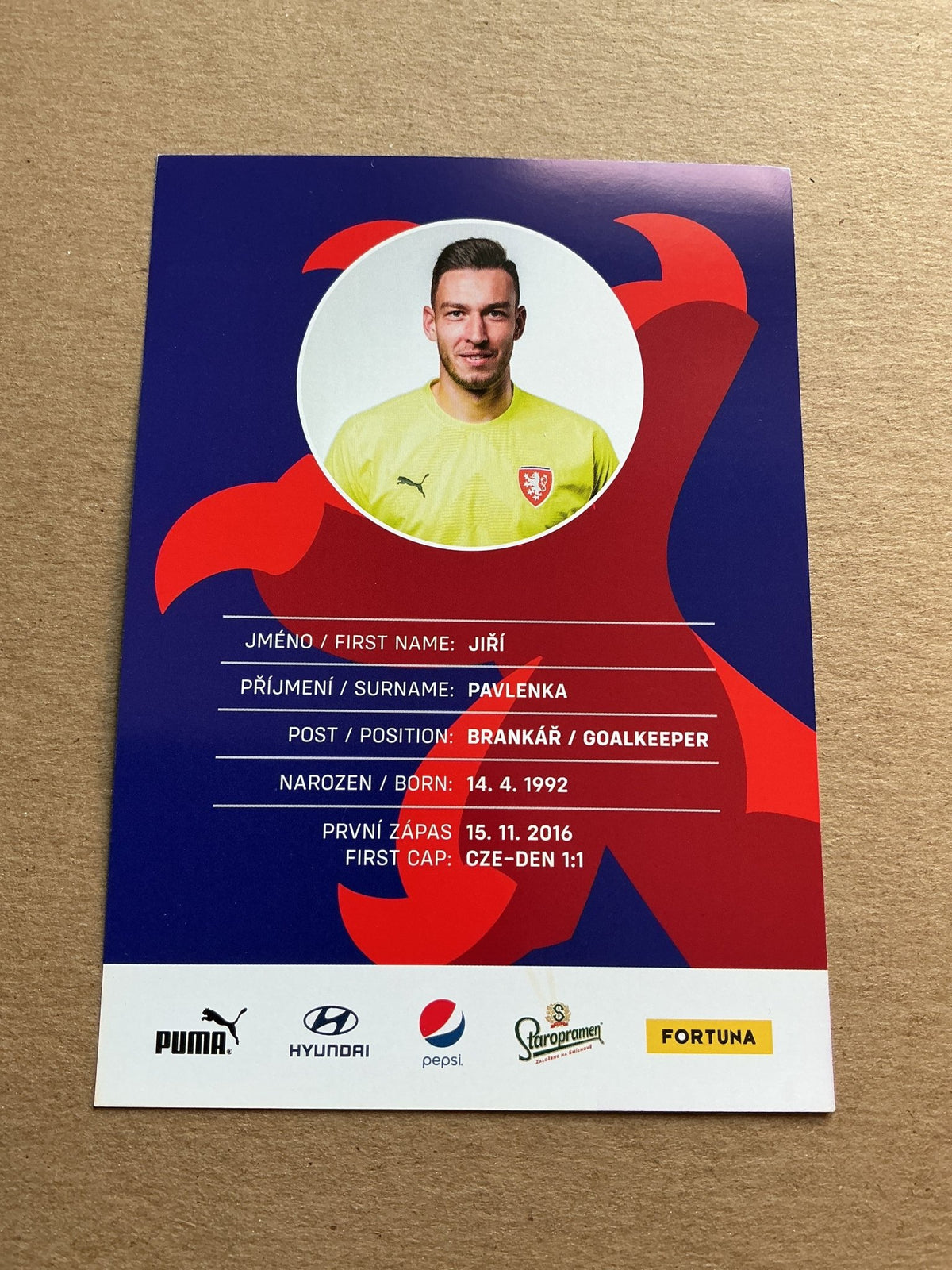 Jiří Pavlenka, Czech Republic 🇨🇿 2023 SV Werder Bremen hand signed - Autographs-World