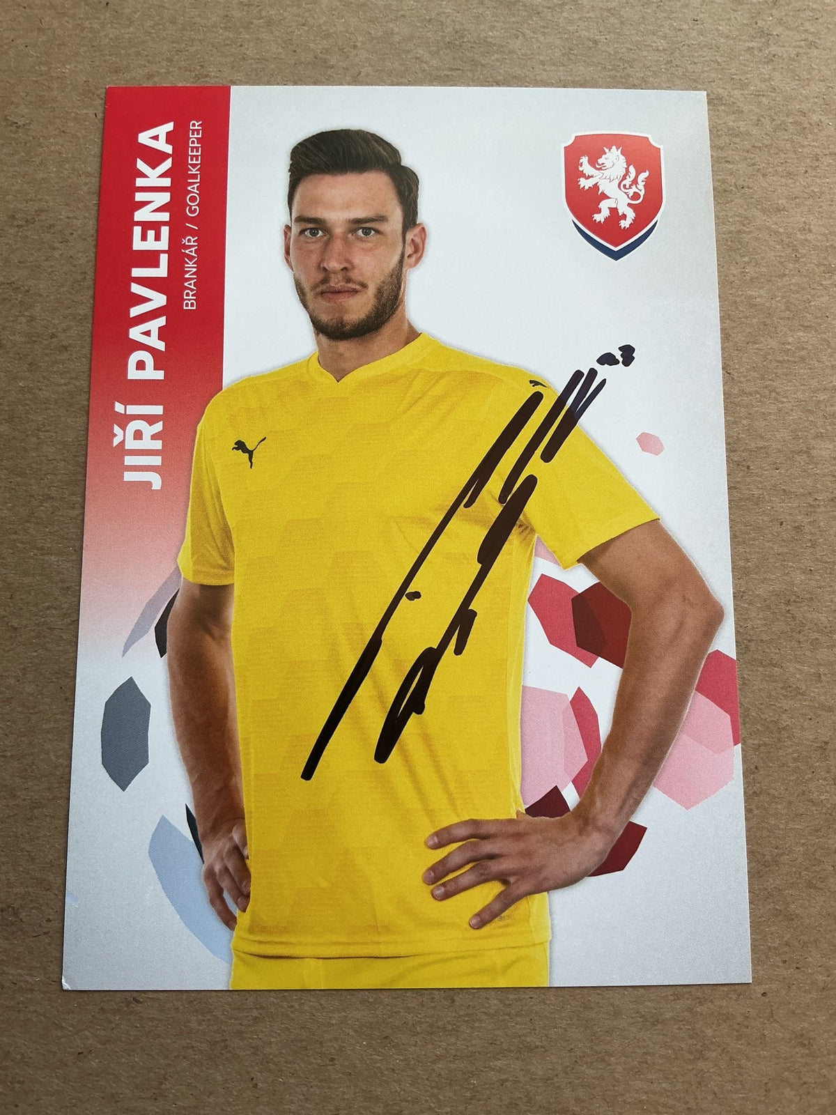Jiří Pavlenka, Czech Republic 🇨🇿 UEFA Euro Cup 2020 hand signed - Autographs-World