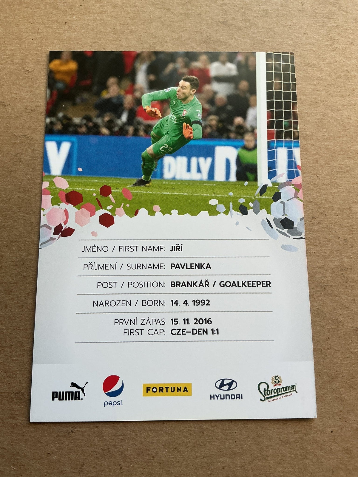 Jiří Pavlenka, Czech Republic 🇨🇿 UEFA Euro Cup 2020 hand signed - Autographs-World
