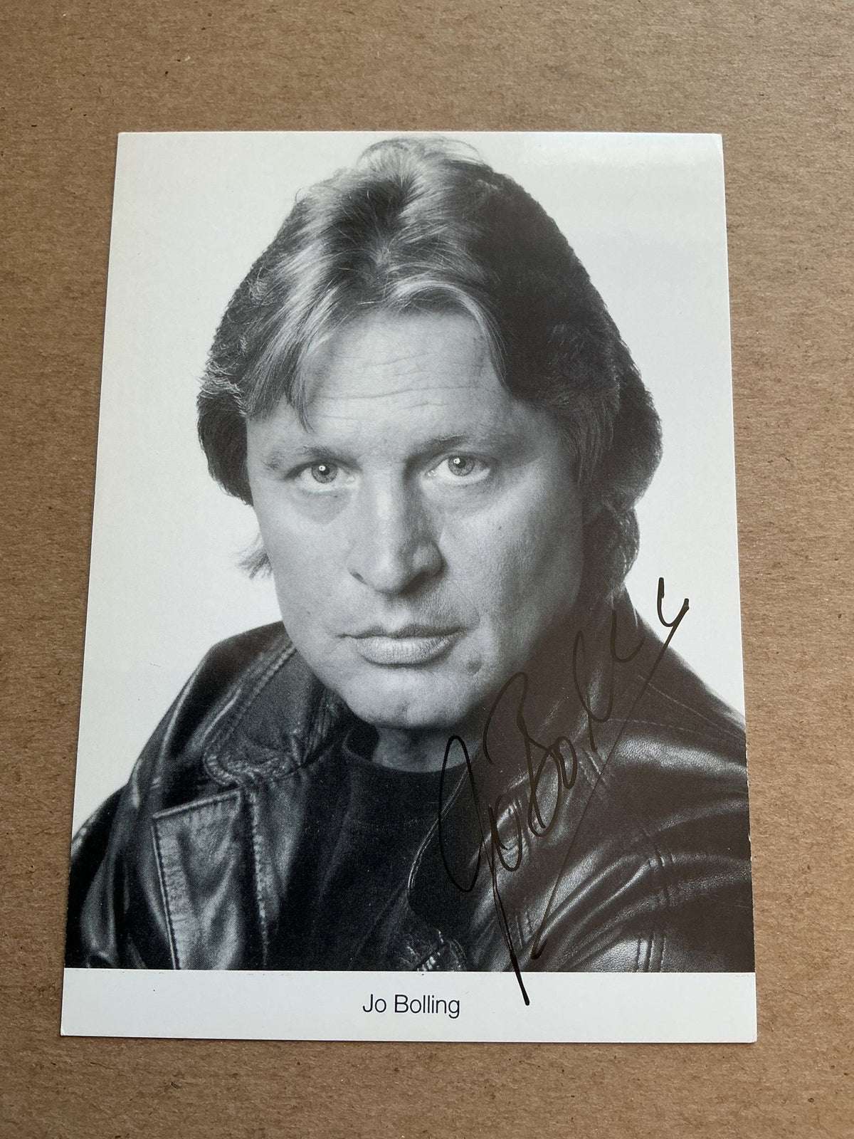 Jo Bolling, Germany 🇩🇪 Actor hand signed - Autographs-World