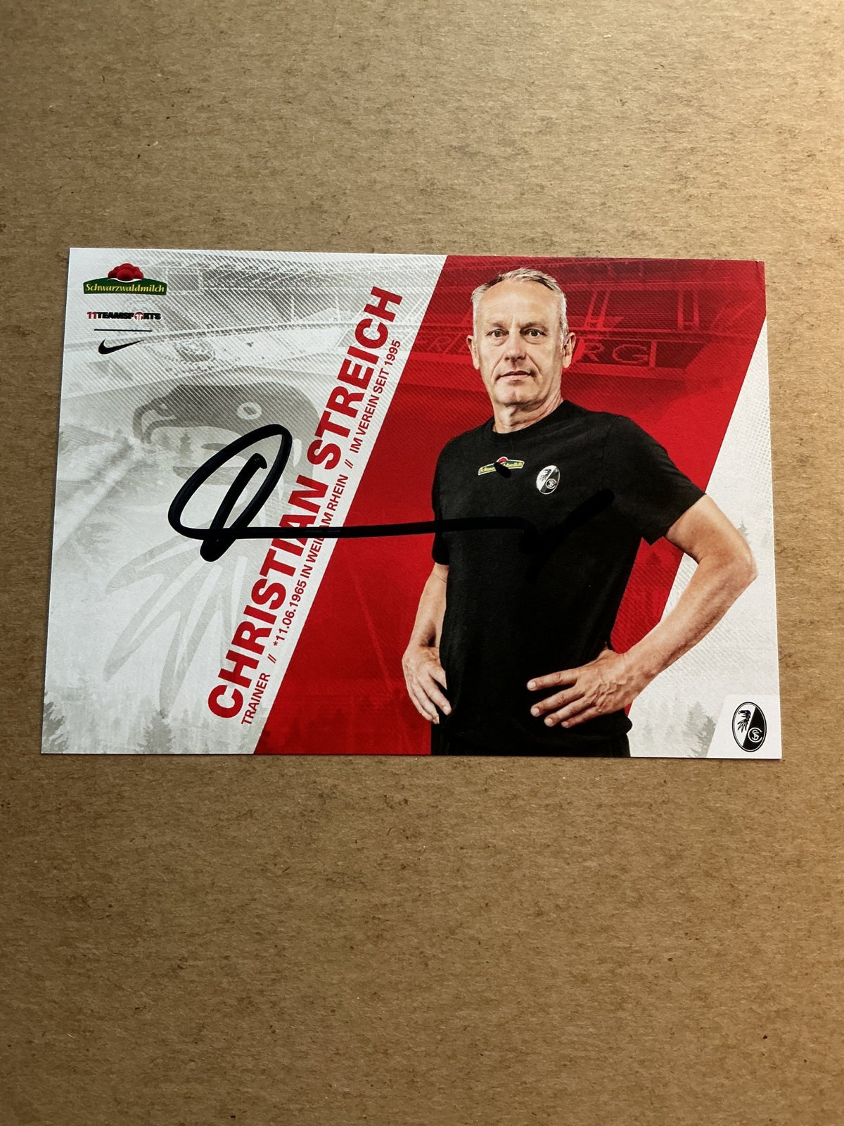 Joachim Streich, Germany 🇩🇪 SC Freiburg 2021/22 hand signed - Autographs-World