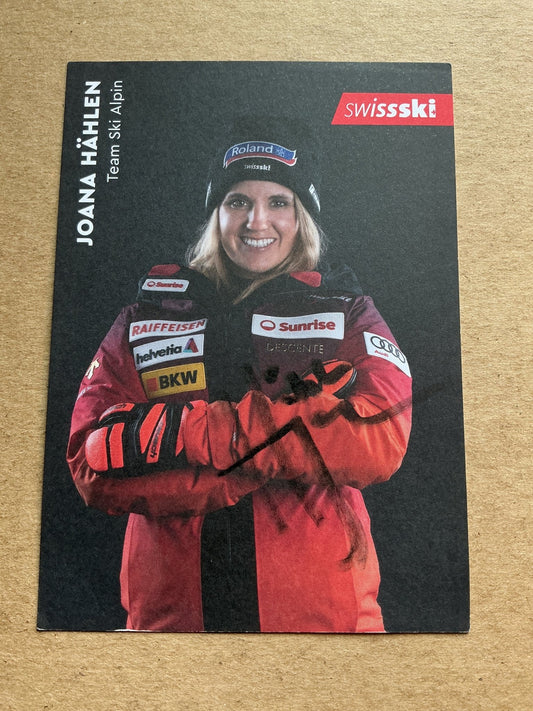 Joana Hählen, Switzerland 🇨🇭 Alpine Winter Sports 2024/25 hand signed - Autographs-World