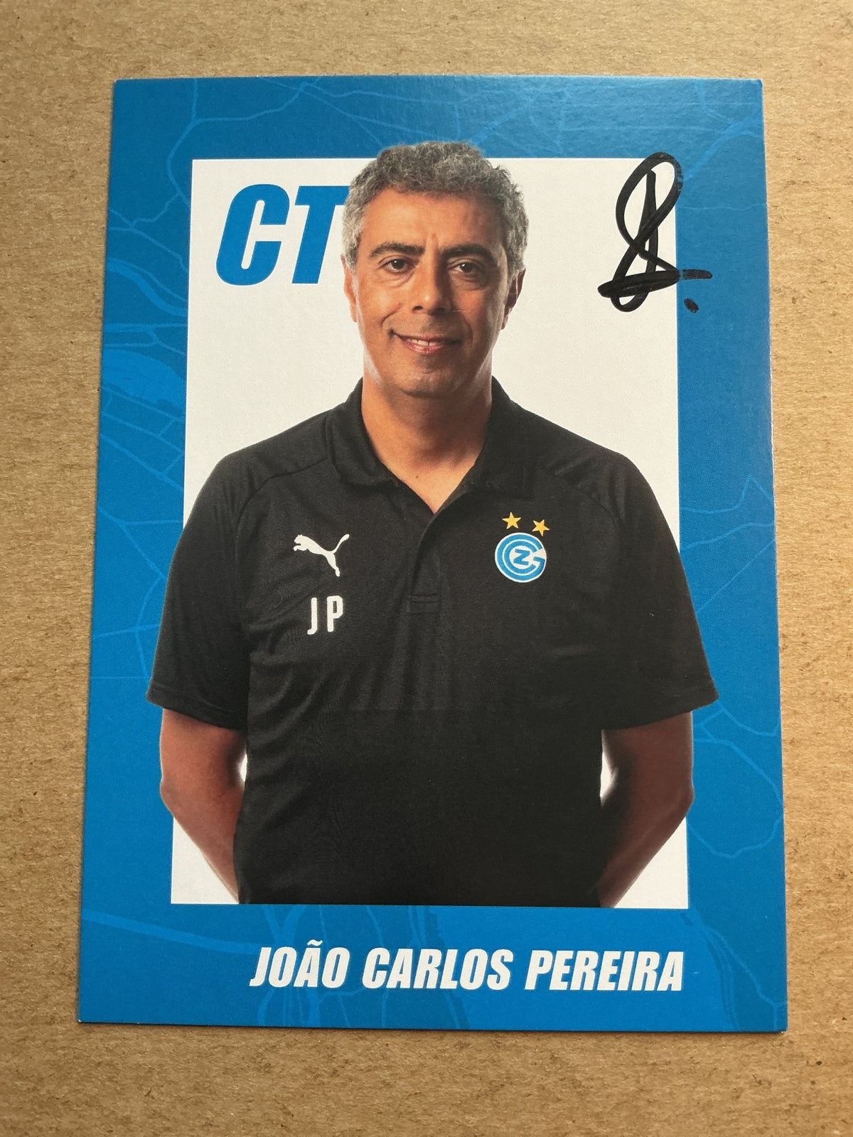 João Carlos Perreira, Portugal 🇵🇹 Grasshopper Club Zürich 2020/21 hand signed - Autographs-World