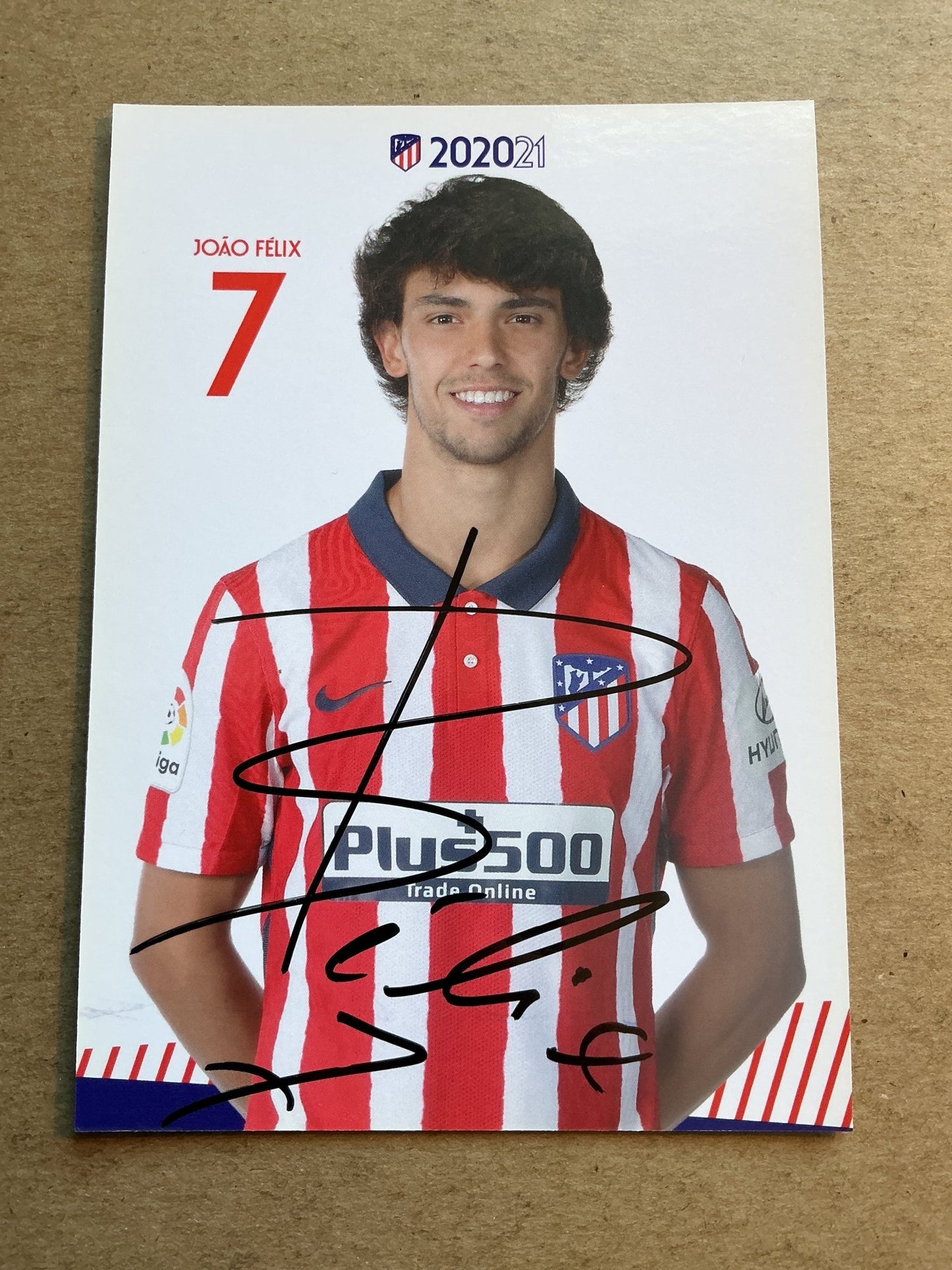 João Félix, Portugal 🇵🇹 Atletico Madrid 2020/21 hand signed - Autographs-World