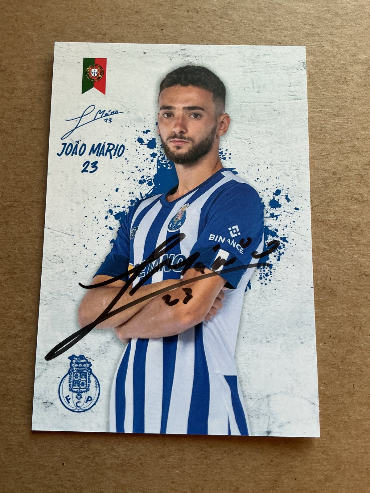 João Mario, Portugal 🇵🇹 FC Porto 2022/23 hand signed - Autographs-World