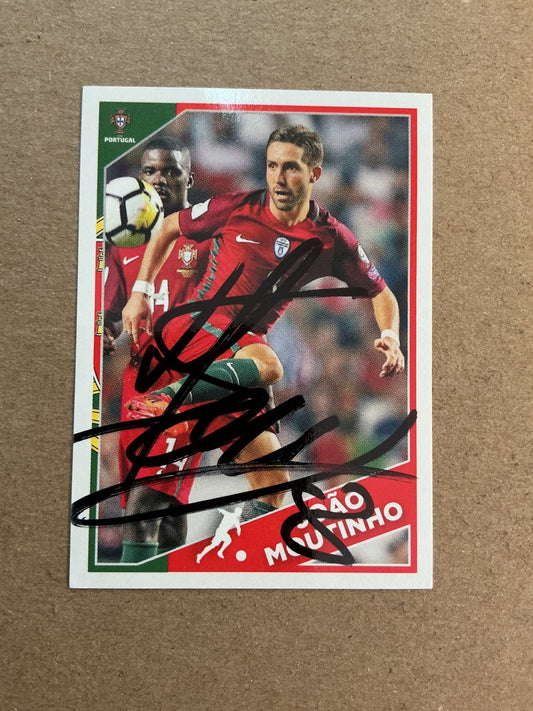 João Moutinho, Portugal 🇵🇹 UEFA Euro 2016 Panini hand signed - Autographs-World